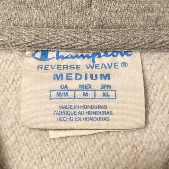 Vintage Champion Reverse Weave Embroidered Front Logo Pullover Sweatshirt Size M - Picture 3 of 6